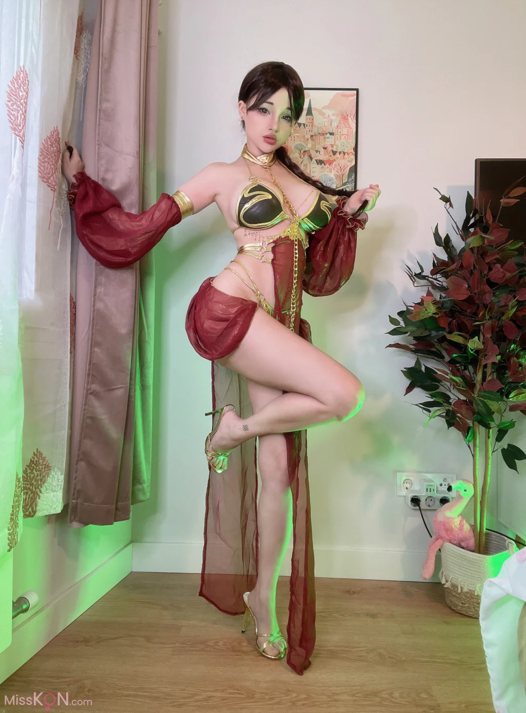 Coser@Hidori Rose: Princess Leia (30 photos + 1 video)