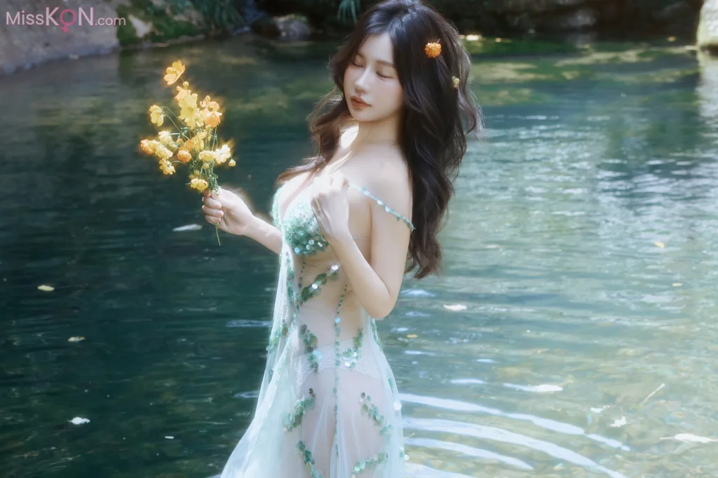 [XR Uncensored] Yin Tian Tian (尹甜甜): R18 秀人网模特 溪水边 (73 photos)