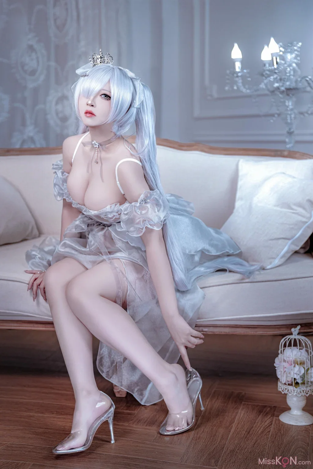 Coser@半半子: 胜利女神：妮姬 灰姑娘 (30 photos)