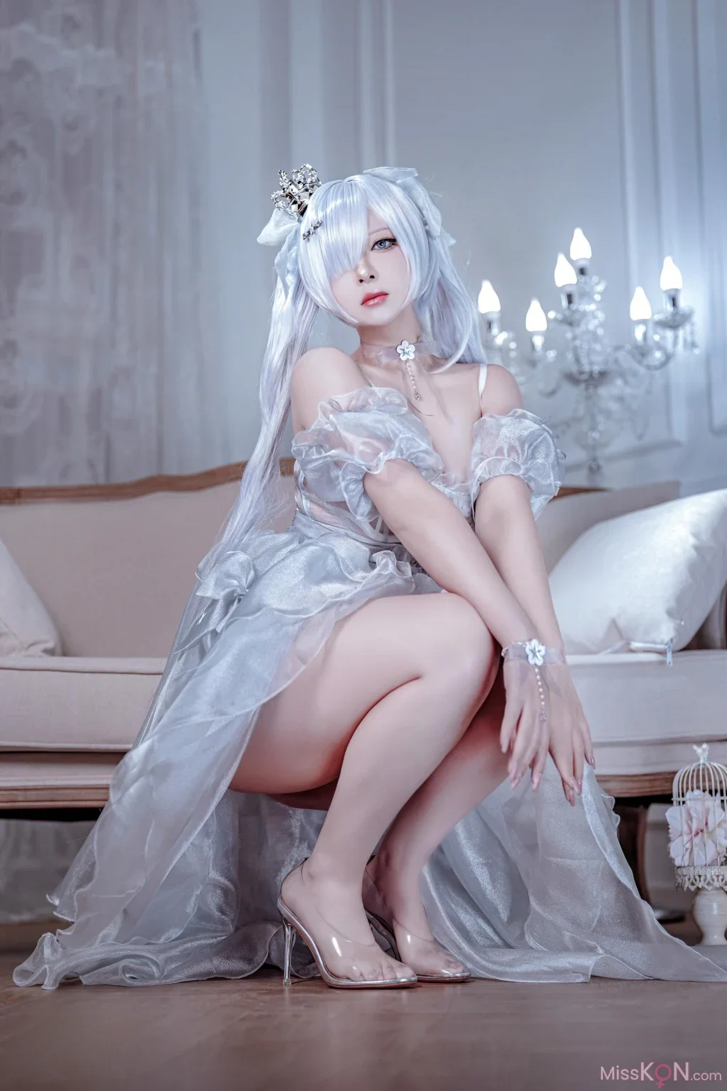 Coser@半半子: 胜利女神：妮姬 灰姑娘 (30 photos)