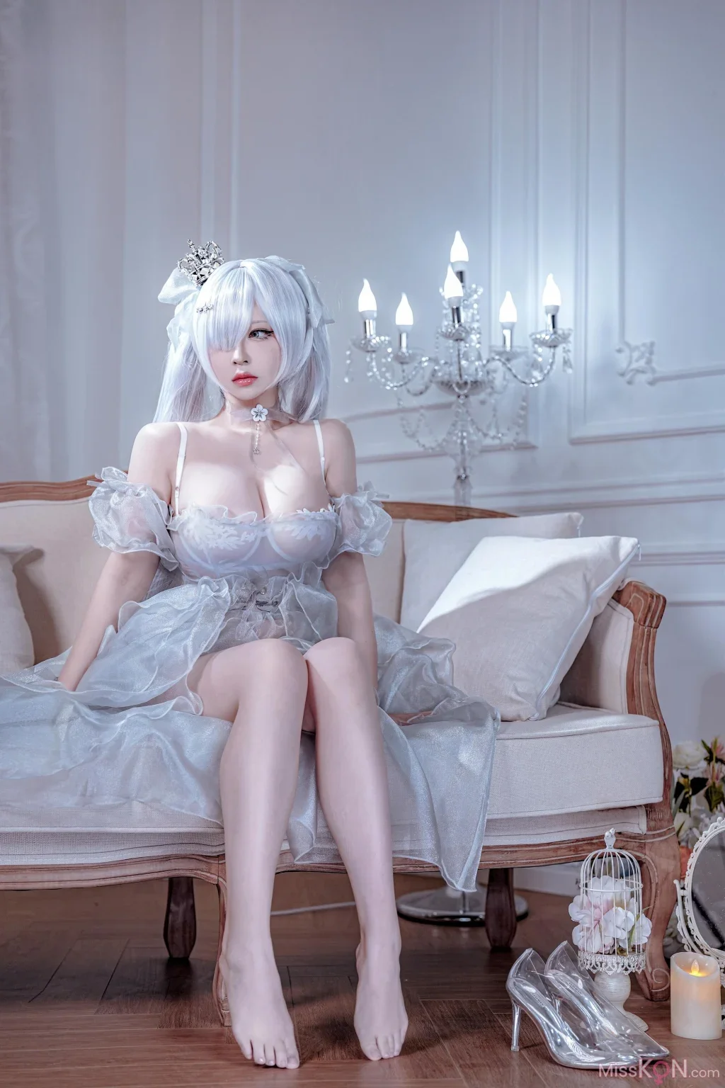 Coser@半半子: 胜利女神：妮姬 灰姑娘 (30 photos)