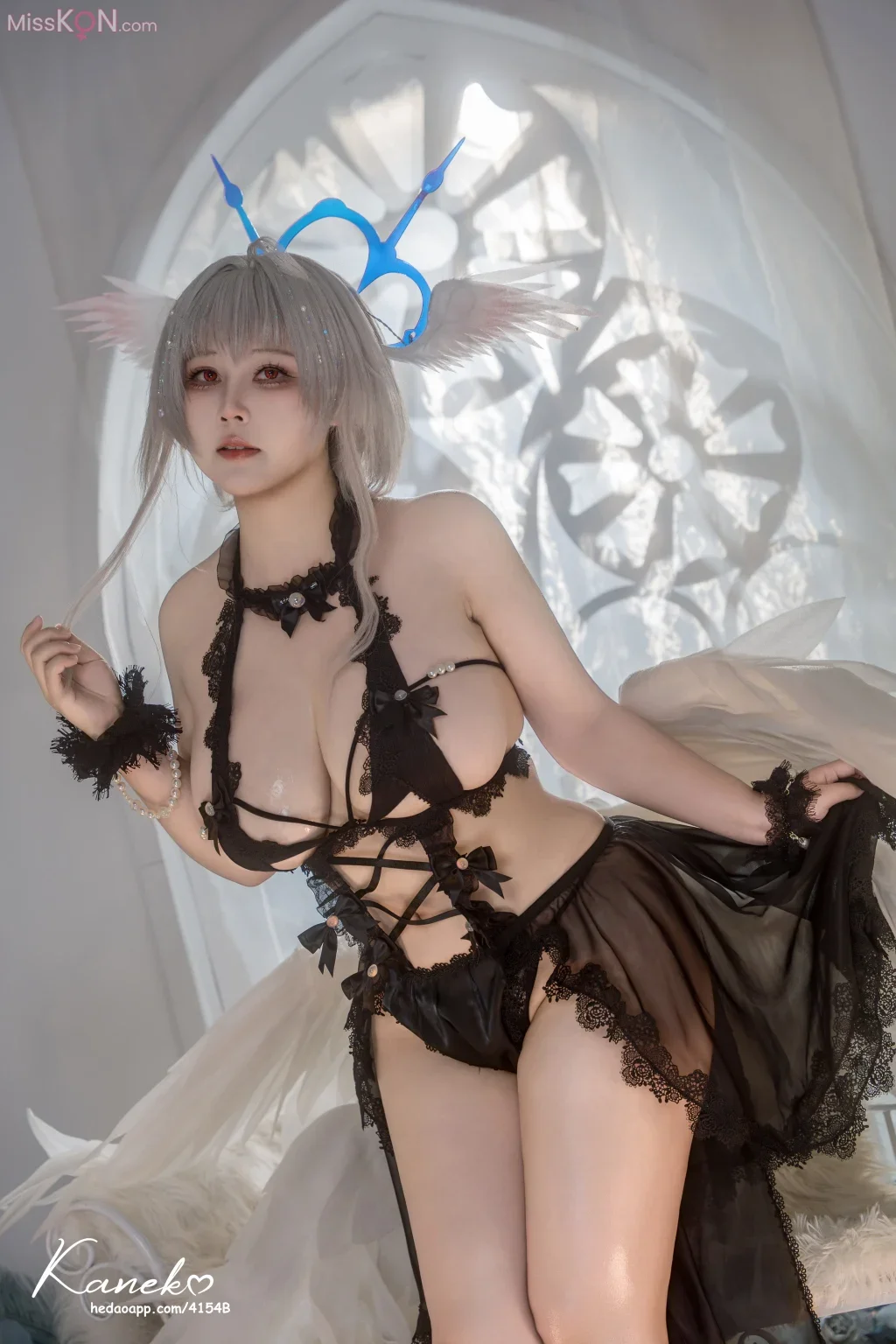 Coser@KANEKO_咔喵: 碧蓝航线 珍珠号·黑白 (36 photos)