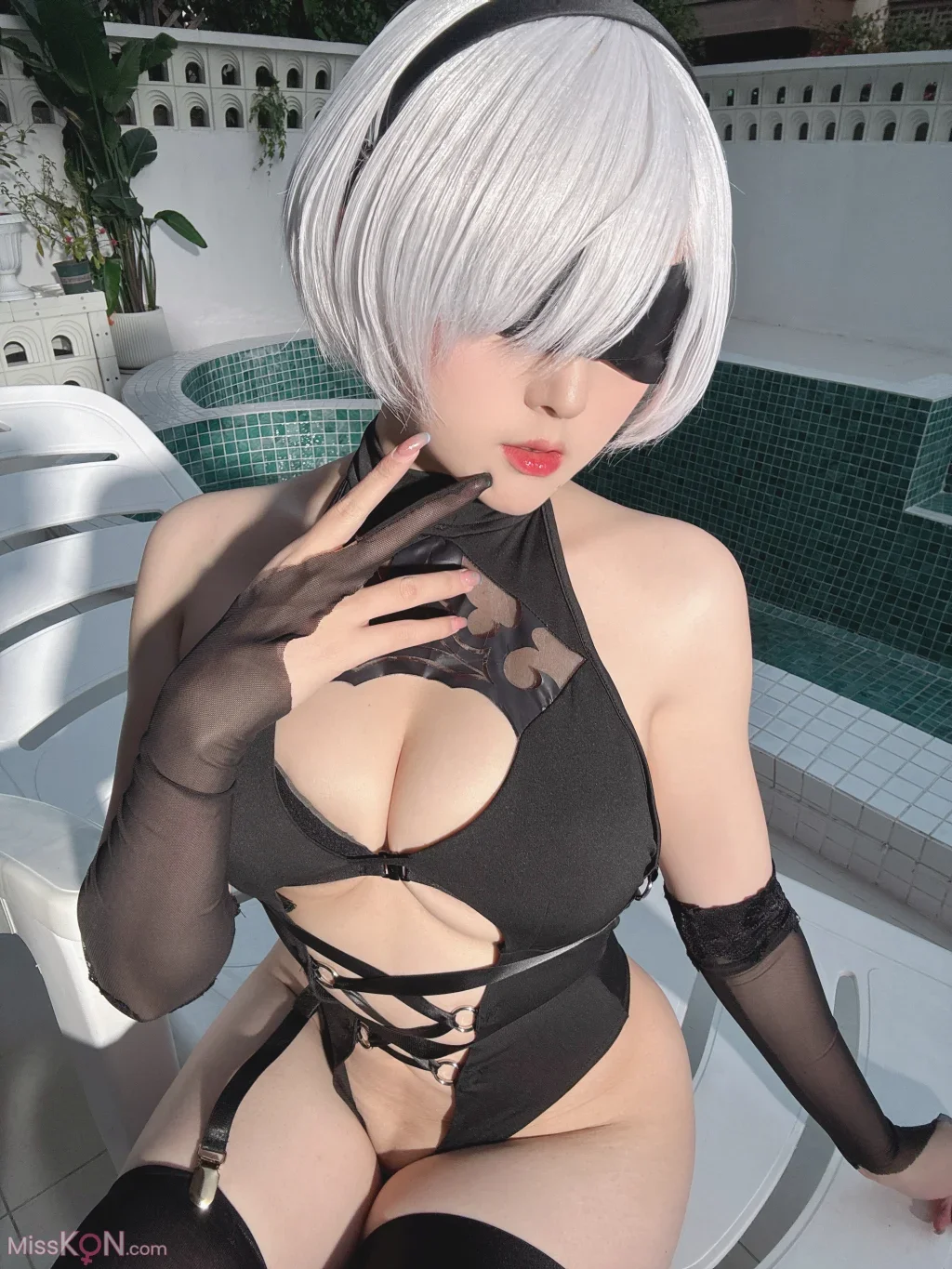 Coser@Natsuko夏夏子: NIKKE×NieR 2B水着 (166 photos) – Page 3