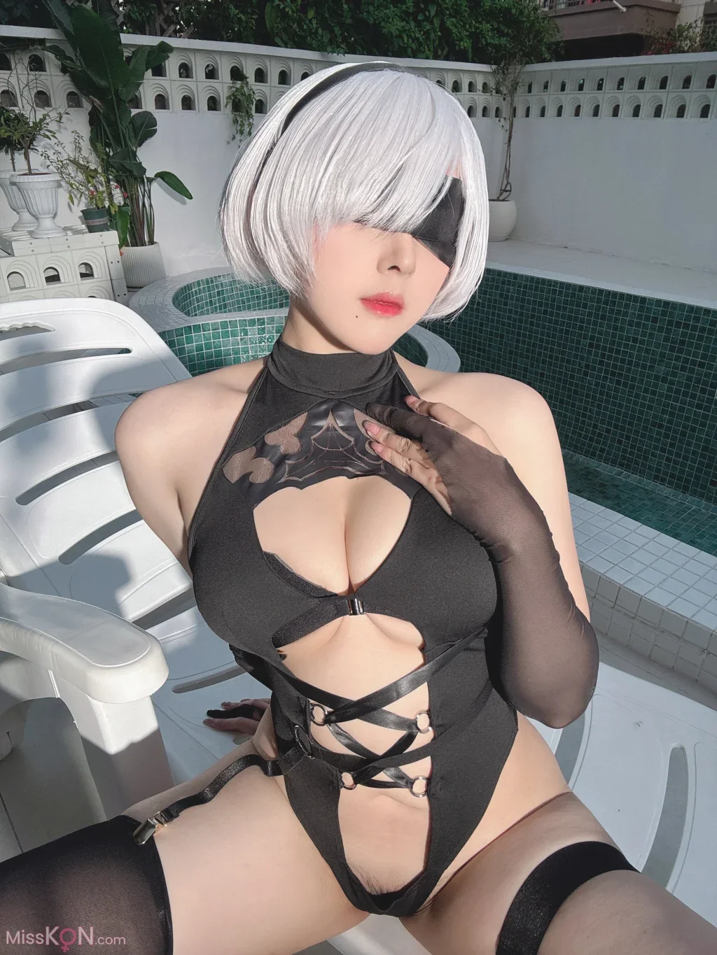 Coser@Natsuko夏夏子: NIKKE×NieR 2B水着 (166 photos) – Page 3