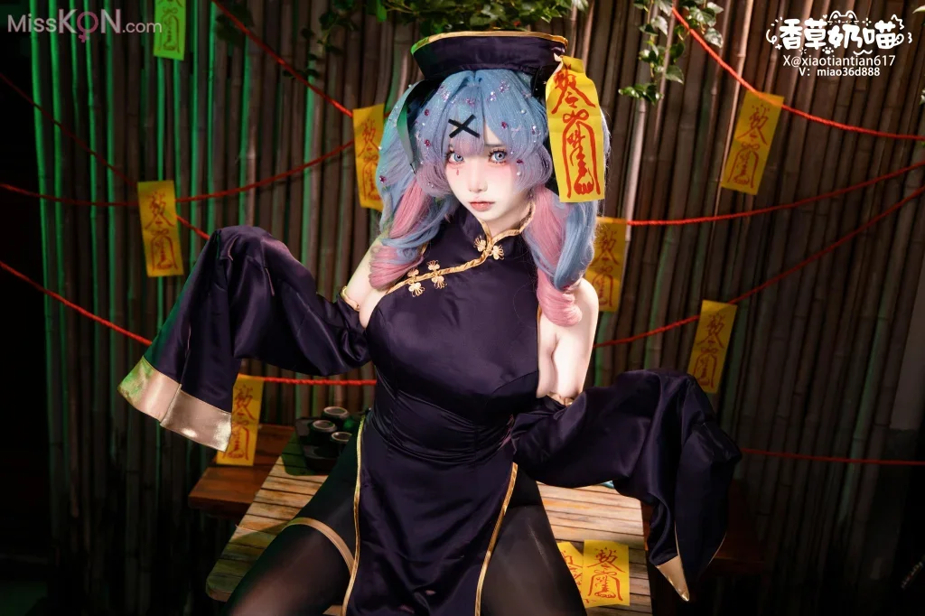 Coser@香草奶喵: 兔子洞小僵尸 (122 photos + 29 videos)