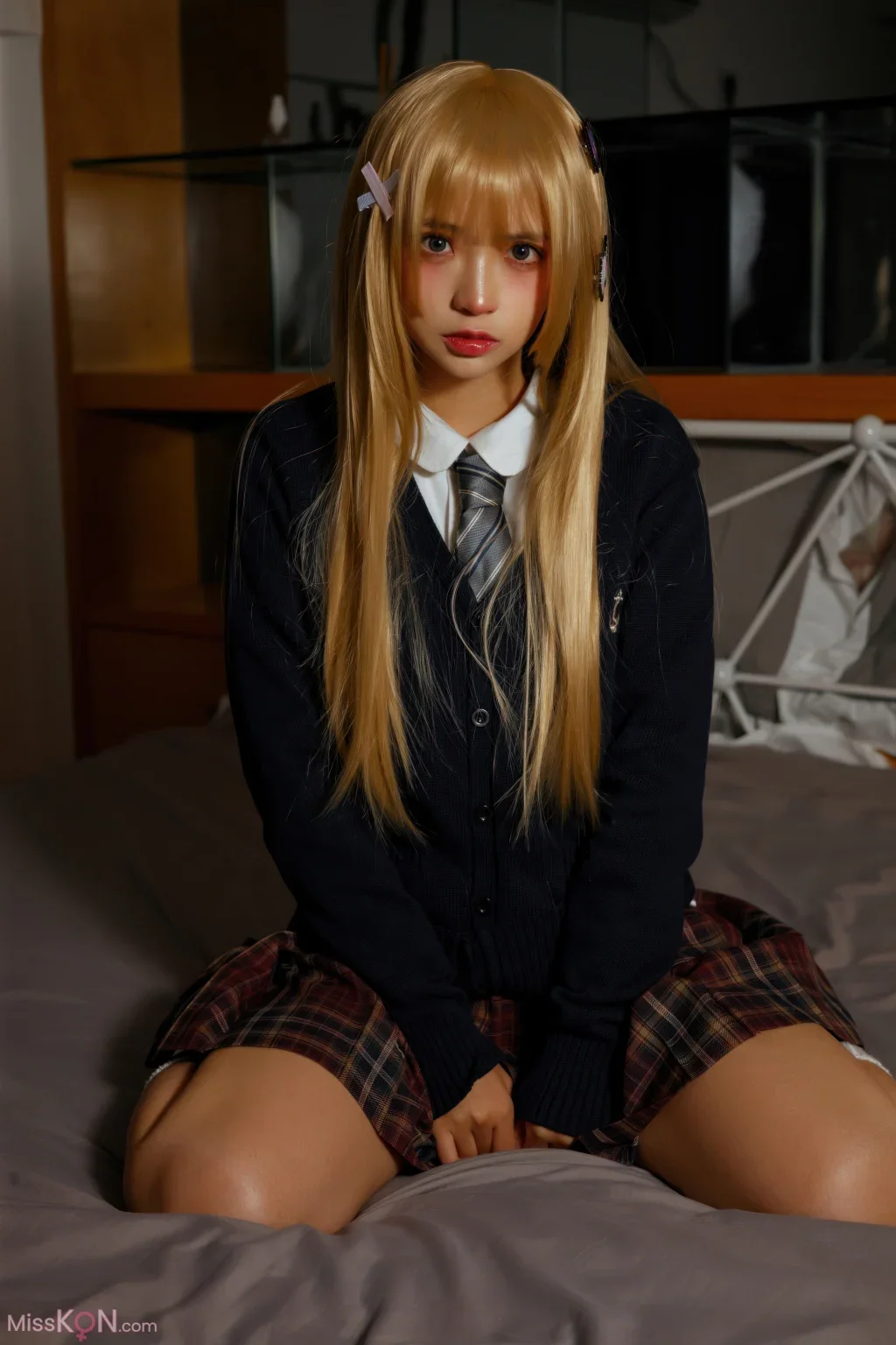 Coser@疯猫ss: 黑皮JK (40 photos)