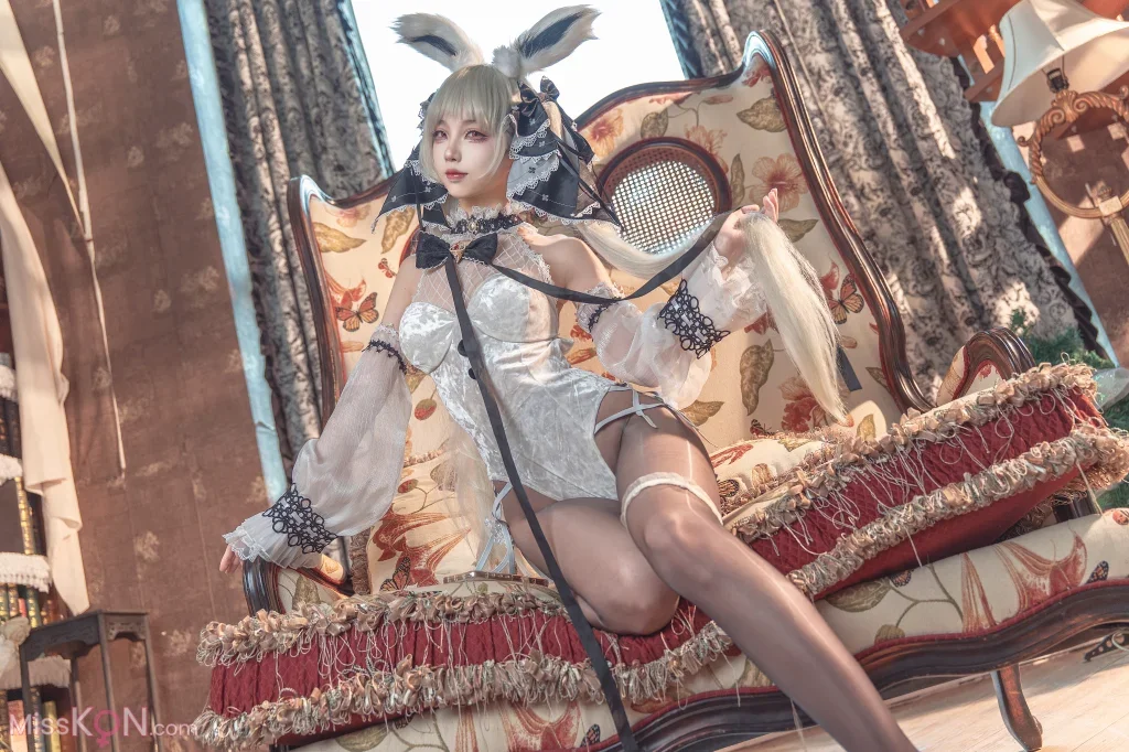 Coser@狐玖玖: 碧蓝航线 可畏 白兔女郎 (25 photos)