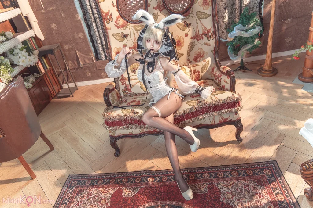 Coser@狐玖玖: 碧蓝航线 可畏 白兔女郎 (25 photos)
