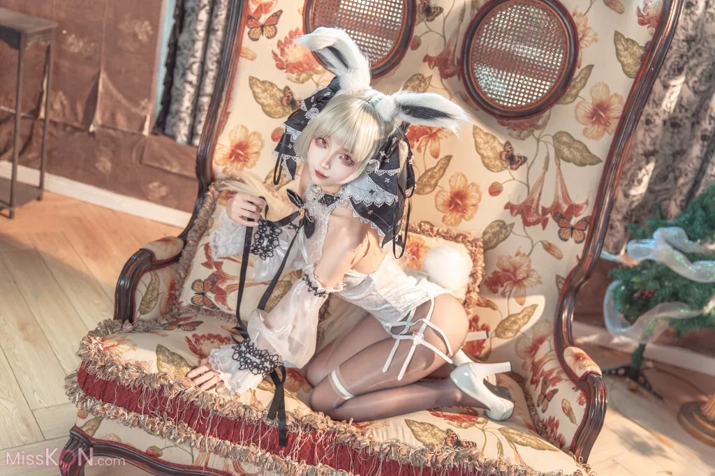 Coser@狐玖玖: 碧蓝航线 可畏 白兔女郎 (25 photos)