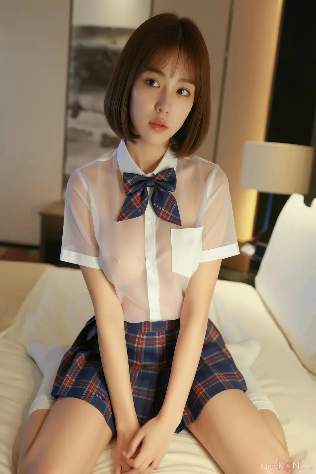 [AIGirl] 小乔不乔 JK裙 (85 photos)