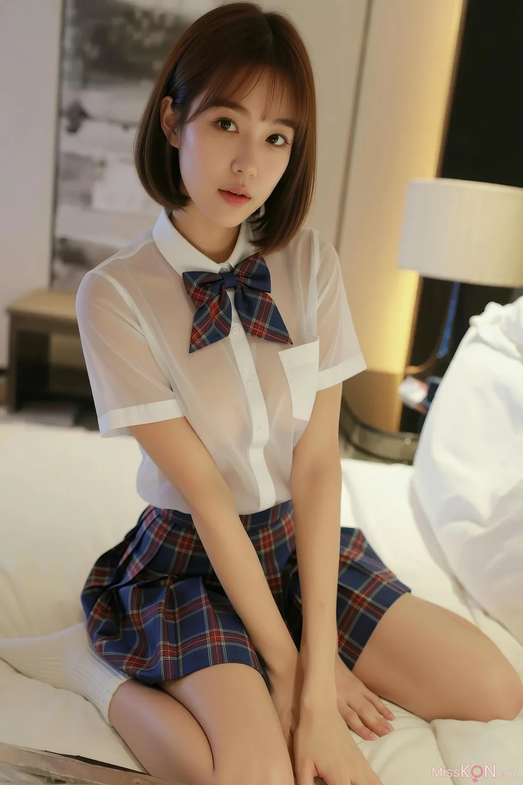 [AIGirl] 小乔不乔 JK裙 (85 photos)