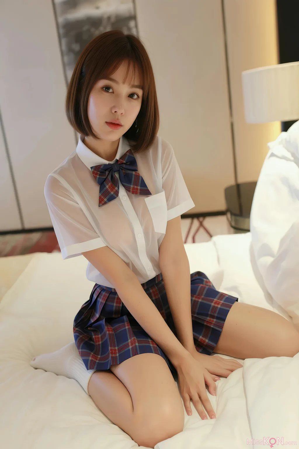 [AIGirl] 小乔不乔 JK裙 (85 photos)