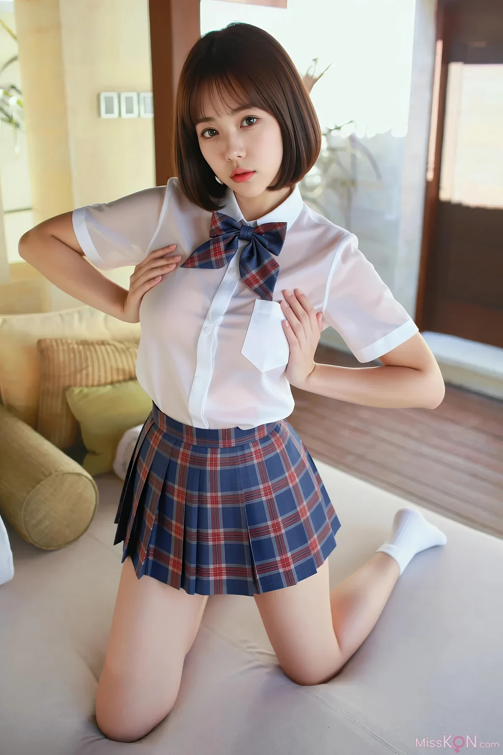 [AIGirl] 小乔不乔 JK裙 (85 photos) – Page 3