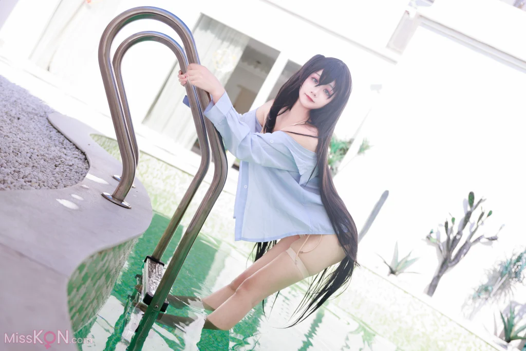 Coser@阿雪雪: 大凤泳装 (86 photos + 1 video)