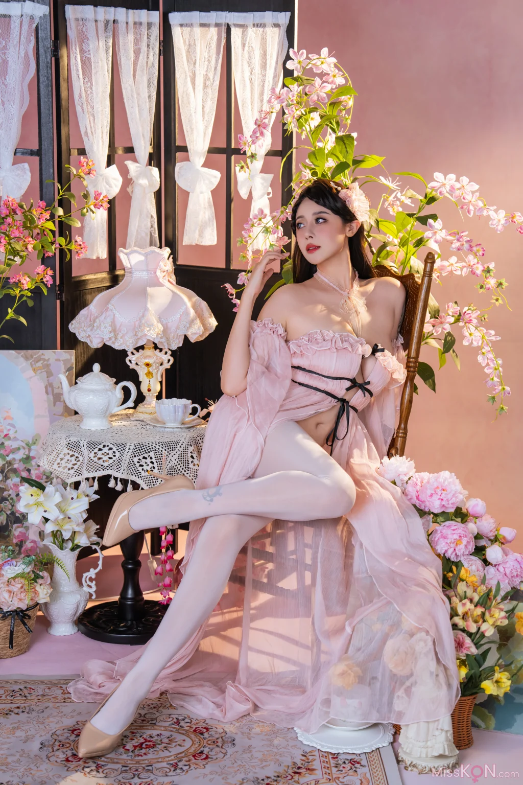 Coser@奈汐酱nice: 粉红茶事 (78 photos)