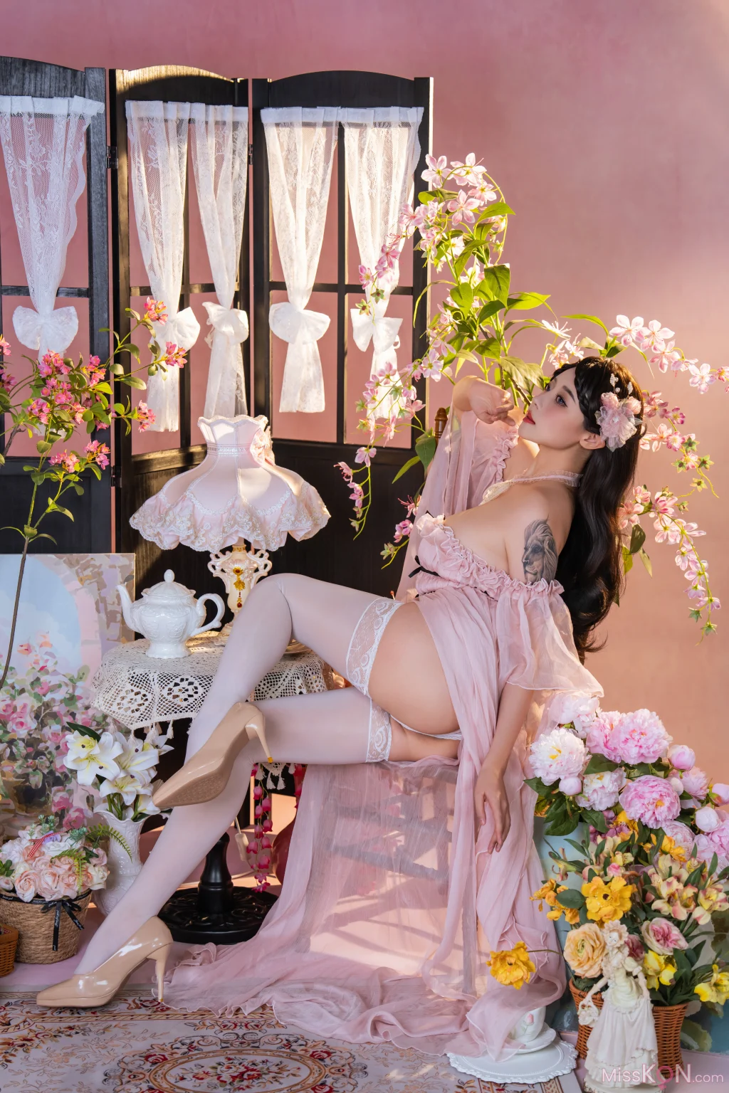 Coser@奈汐酱nice: 粉红茶事 (78 photos)