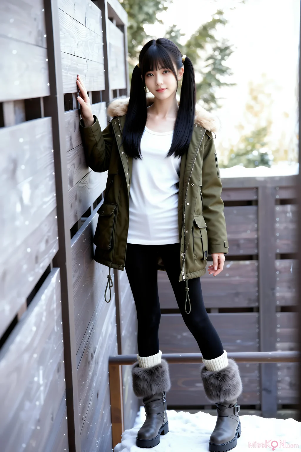 [AIGirl] 柚柚sasa 白T运动短裤 (63 photos)