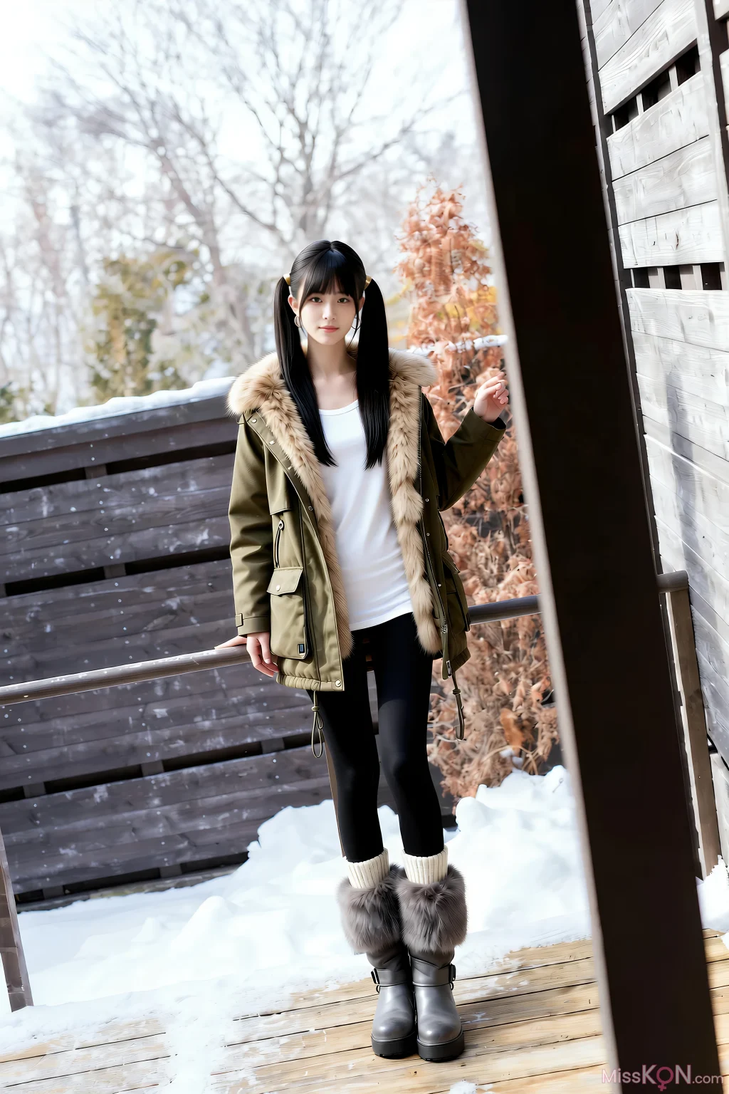 [AIGirl] 柚柚sasa 白T运动短裤 (63 photos)