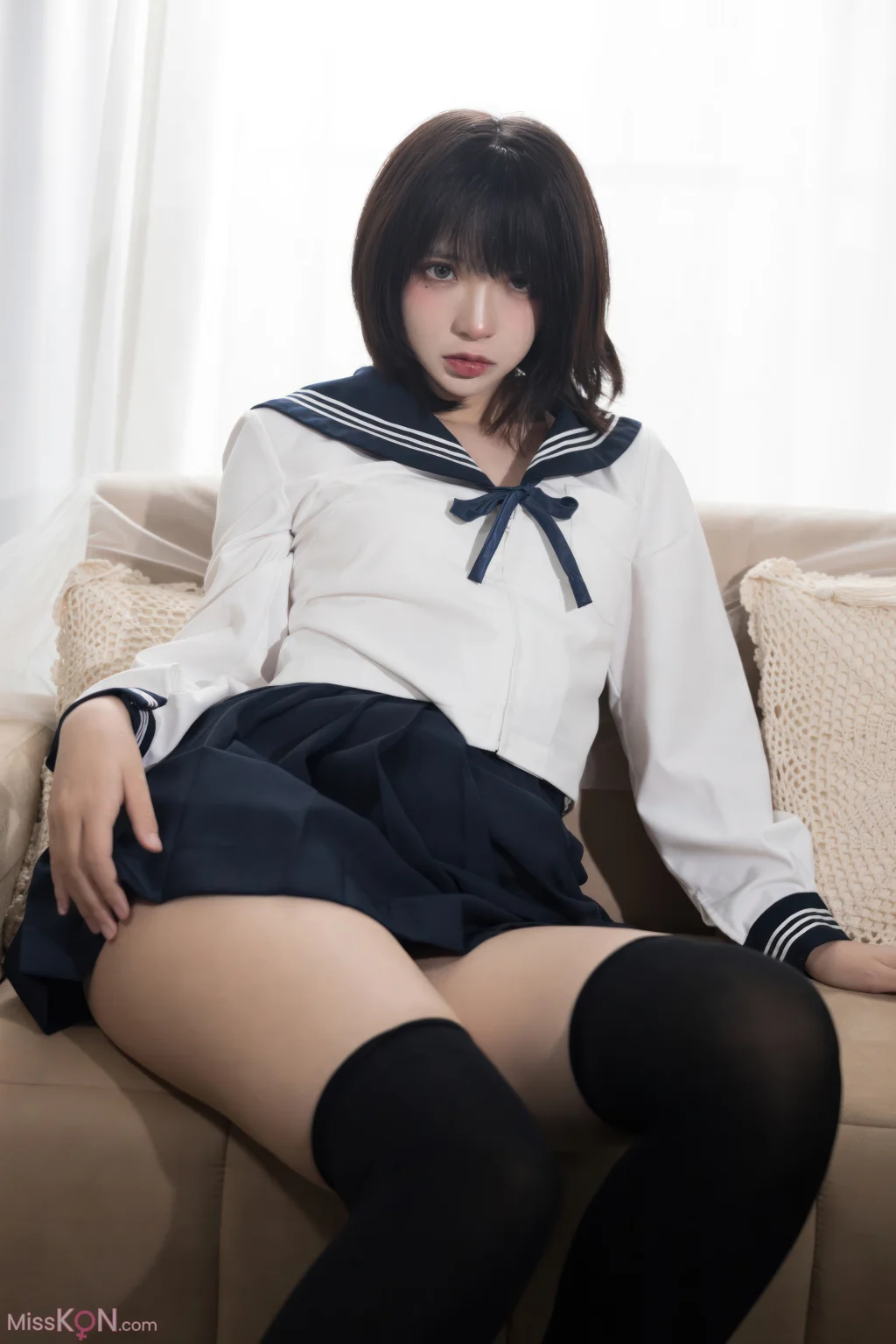 Coser@疯猫ss: 致郁JK (40 photos)