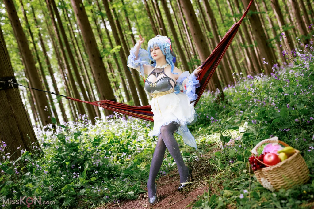 Coser@阿雪雪: 甘雨女仆 (99 photos + 6 videos) – Page 3