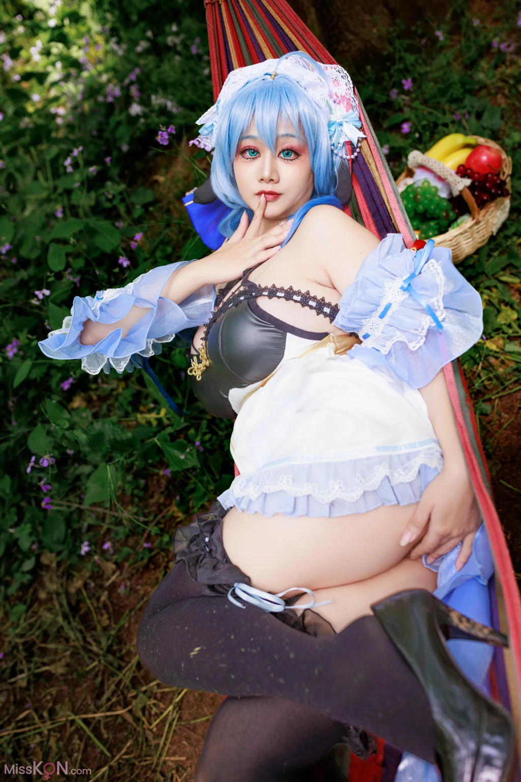 Coser@阿雪雪: 甘雨女仆 (99 photos + 6 videos) – Page 3