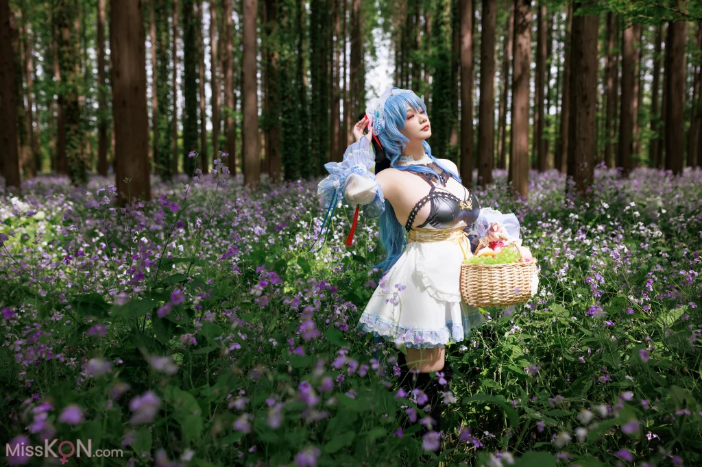Coser@阿雪雪: 甘雨女仆 (99 photos + 6 videos) – Page 3