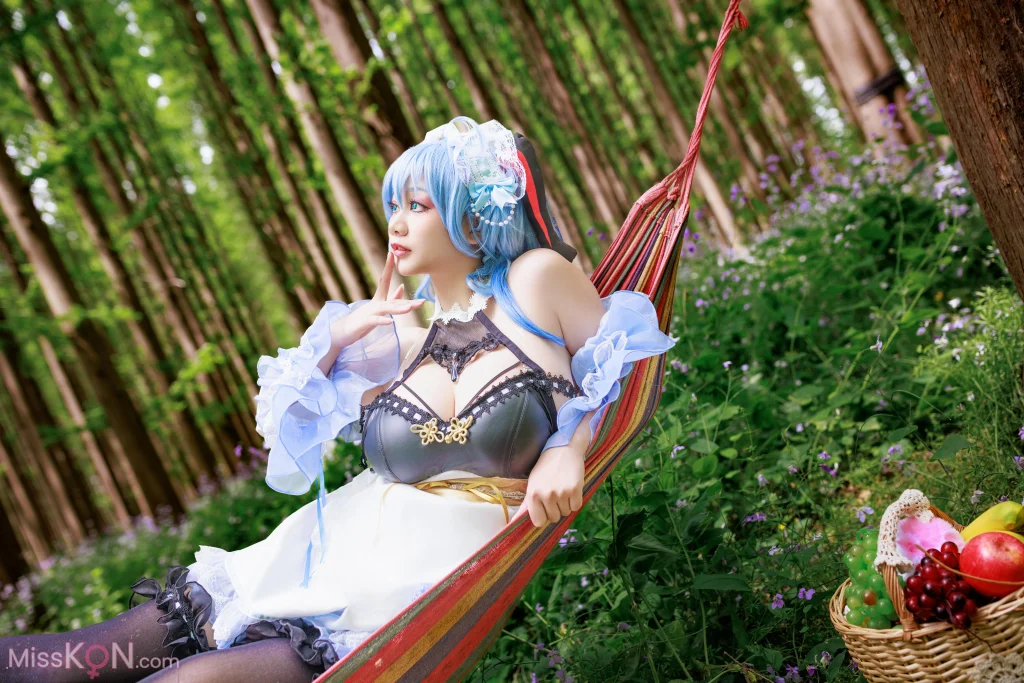 Coser@阿雪雪: 甘雨女仆 (99 photos + 6 videos) – Page 3
