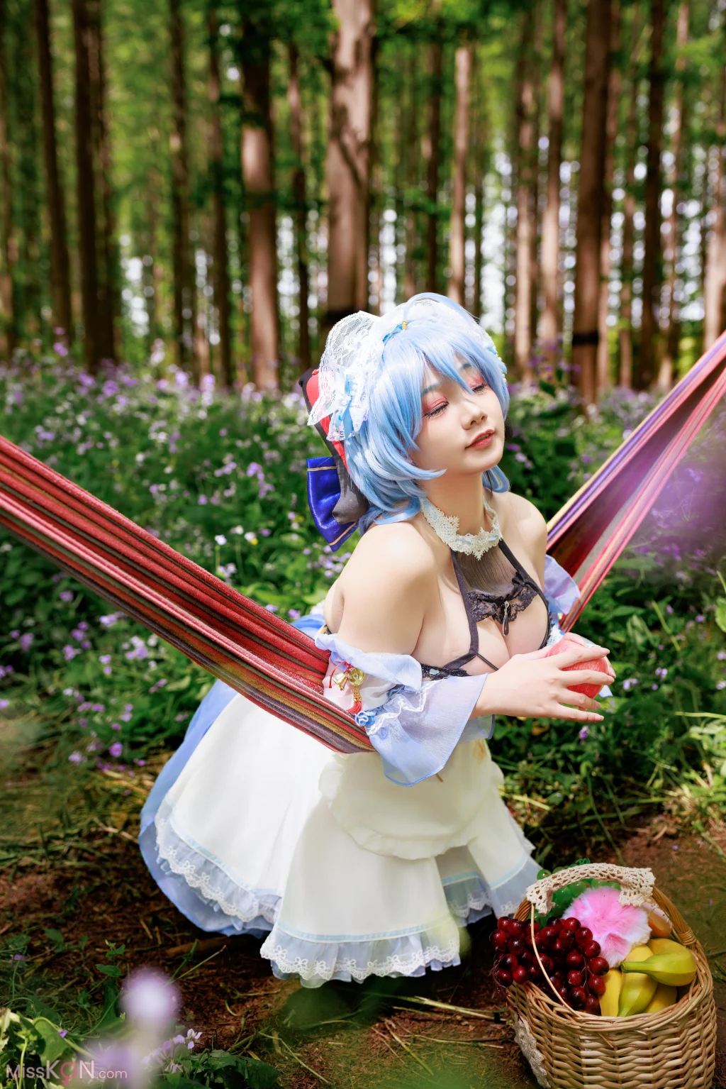 Coser@阿雪雪: 甘雨女仆 (99 photos + 6 videos) – Page 3