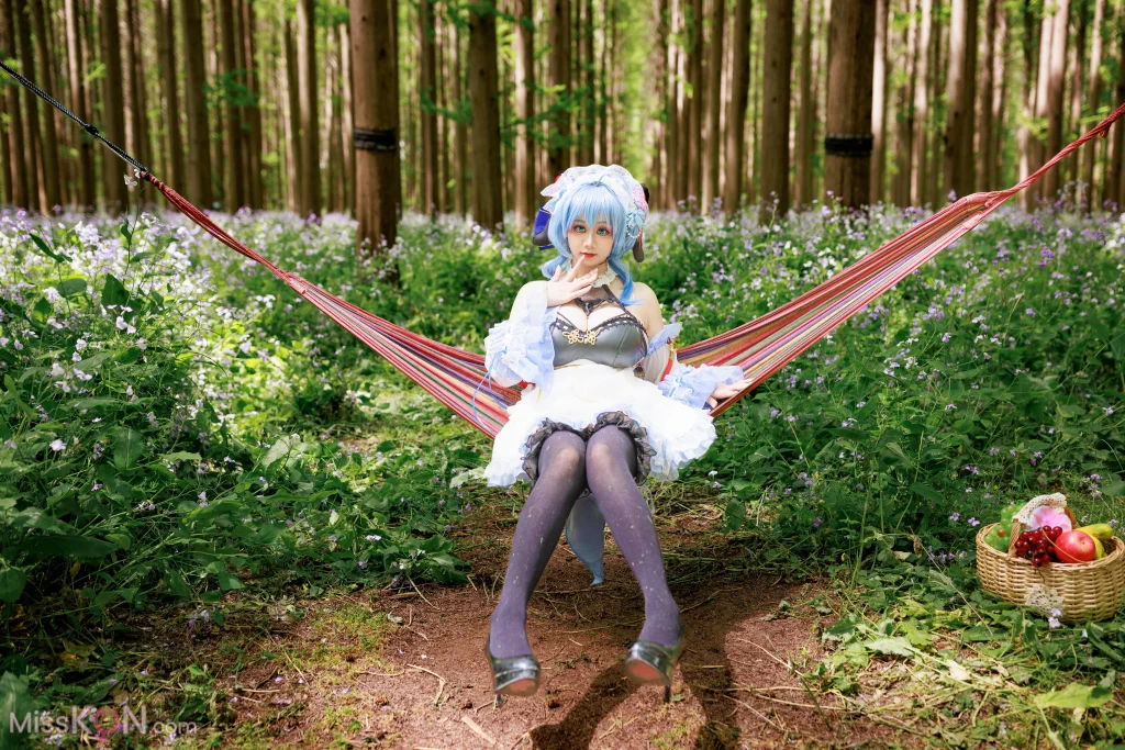 Coser@阿雪雪: 甘雨女仆 (99 photos + 6 videos) – Page 3