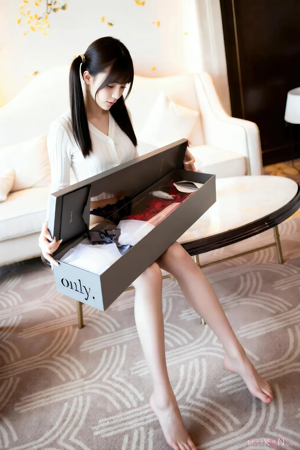 [AIGirl] 柚柚sasa 双马尾 (86 photos)