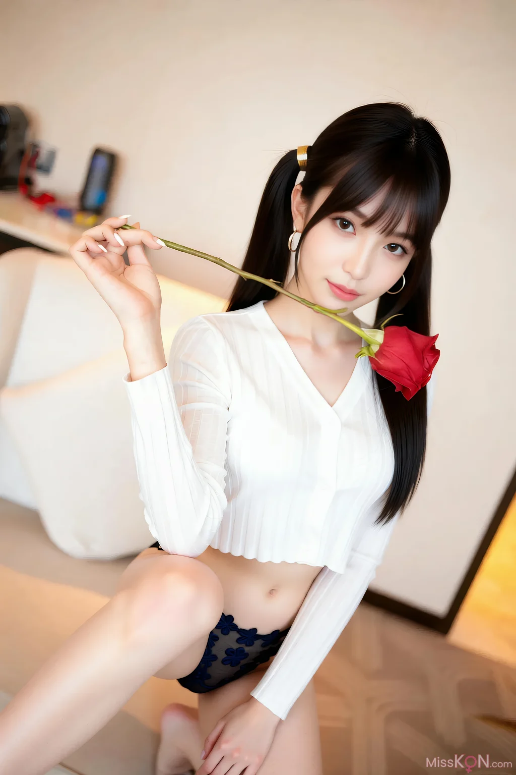 [AIGirl] 柚柚sasa 双马尾 (86 photos)