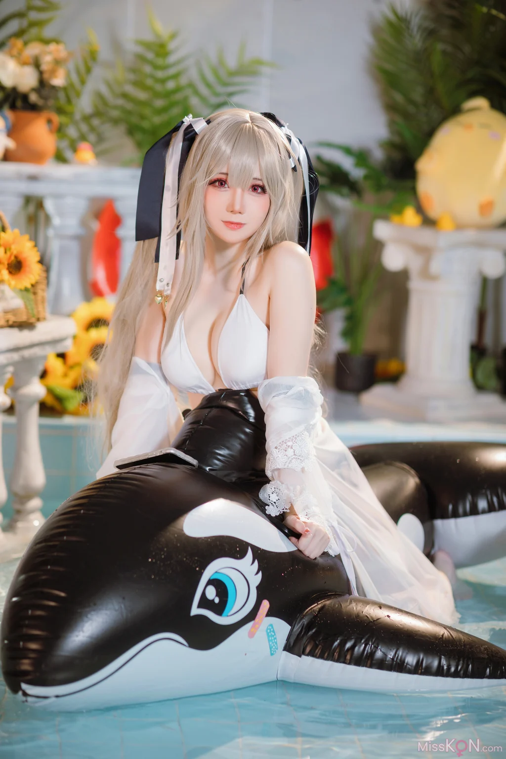 Coser@焖焖碳: 碧蓝航线 安克雷奇 泳装 (20 photos)