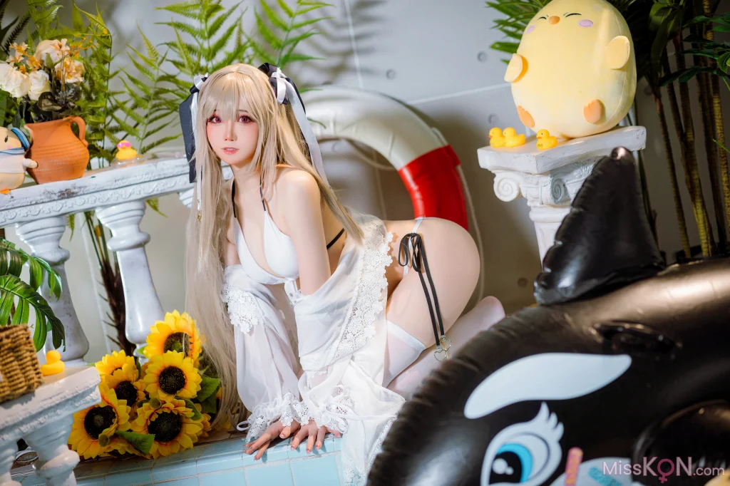 Coser@焖焖碳: 碧蓝航线 安克雷奇 泳装 (20 photos) – Page 2