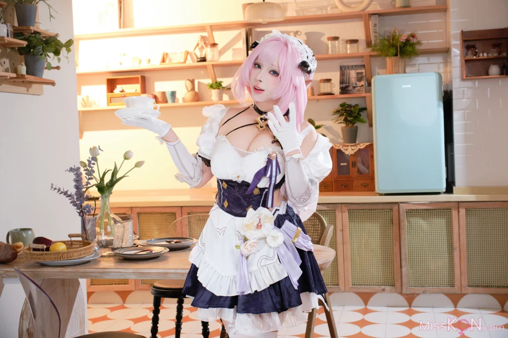 Coser@胡桃喵: 崩坏三 爱莉希雅 女仆 (125 photos) – Page 3