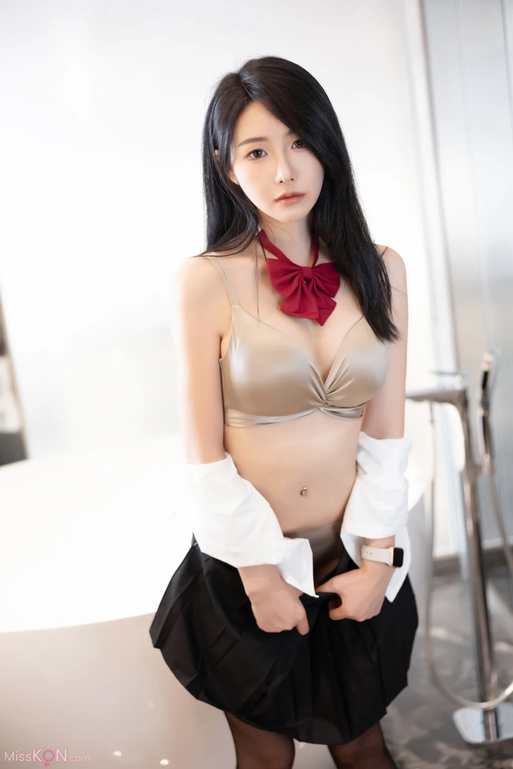 [内购无水印] 苏苏阿: 秀人网模特 JK套装 真空凸点 (87 photos) – Page 2