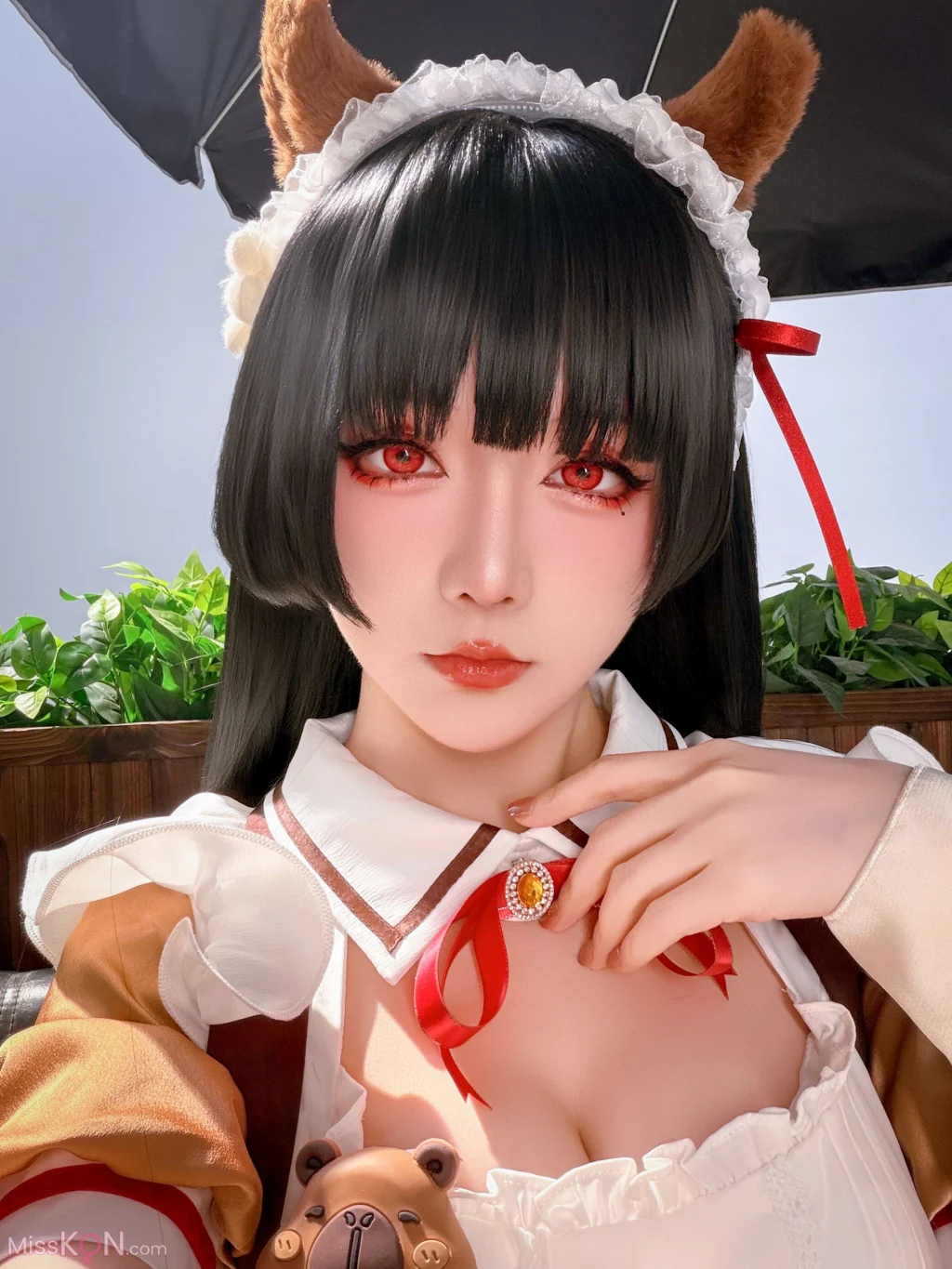 Coser@星之迟迟Hoshilily: 2026年04月计划 鸣潮 千咲·联动咖啡女仆 (42 photos) – Page 2