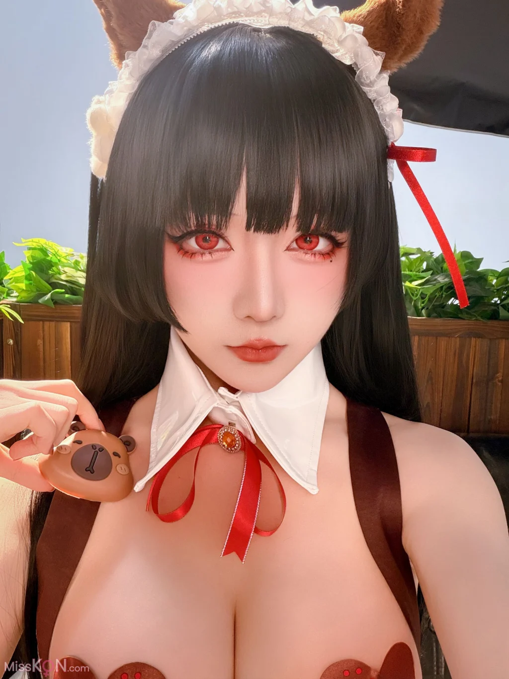 Coser@星之迟迟Hoshilily: 2026年04月计划 鸣潮 千咲·联动咖啡女仆 (42 photos) – Page 2