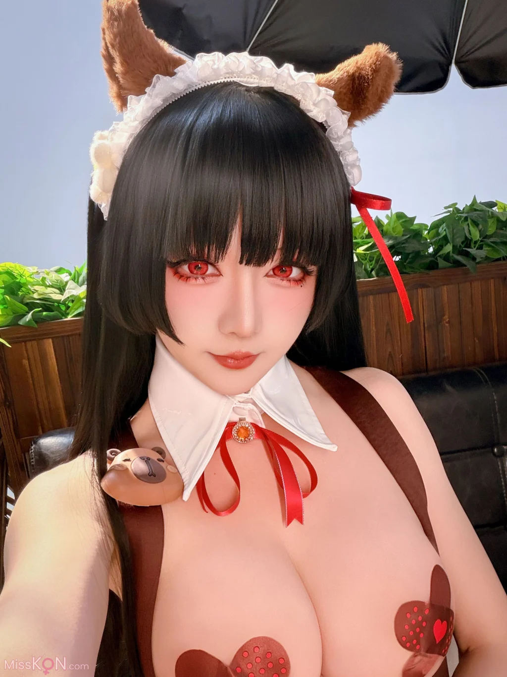 Coser@星之迟迟Hoshilily: 2026年04月计划 鸣潮 千咲·联动咖啡女仆 (42 photos) – Page 2