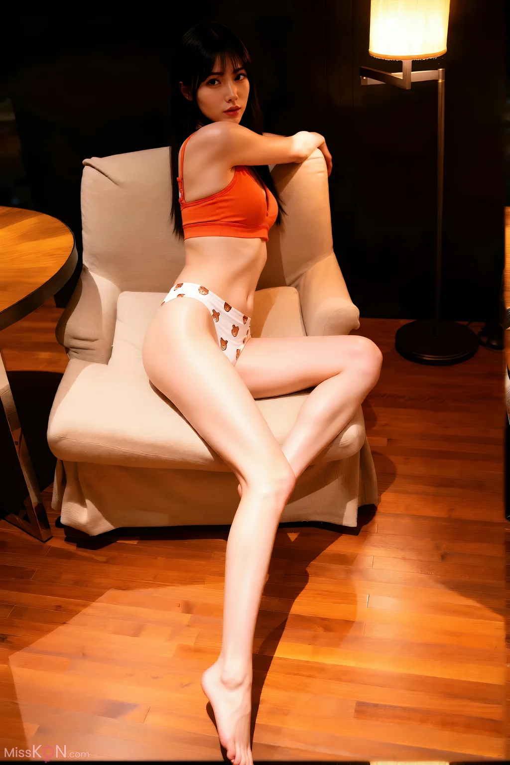 [AIGirl] 茗梓 橘红文胸 (88 photos) – Page 3