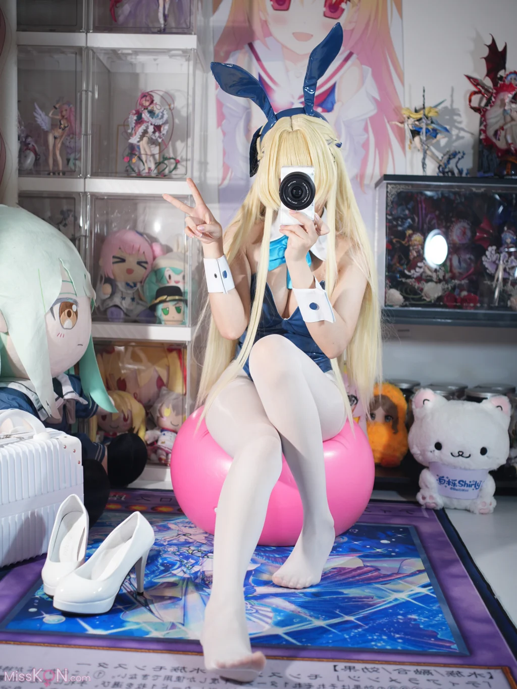 Coser@白栎Shirly: 蔚蓝档案 飞鸟马时 兔女郎 (148 photos + 24 videos)