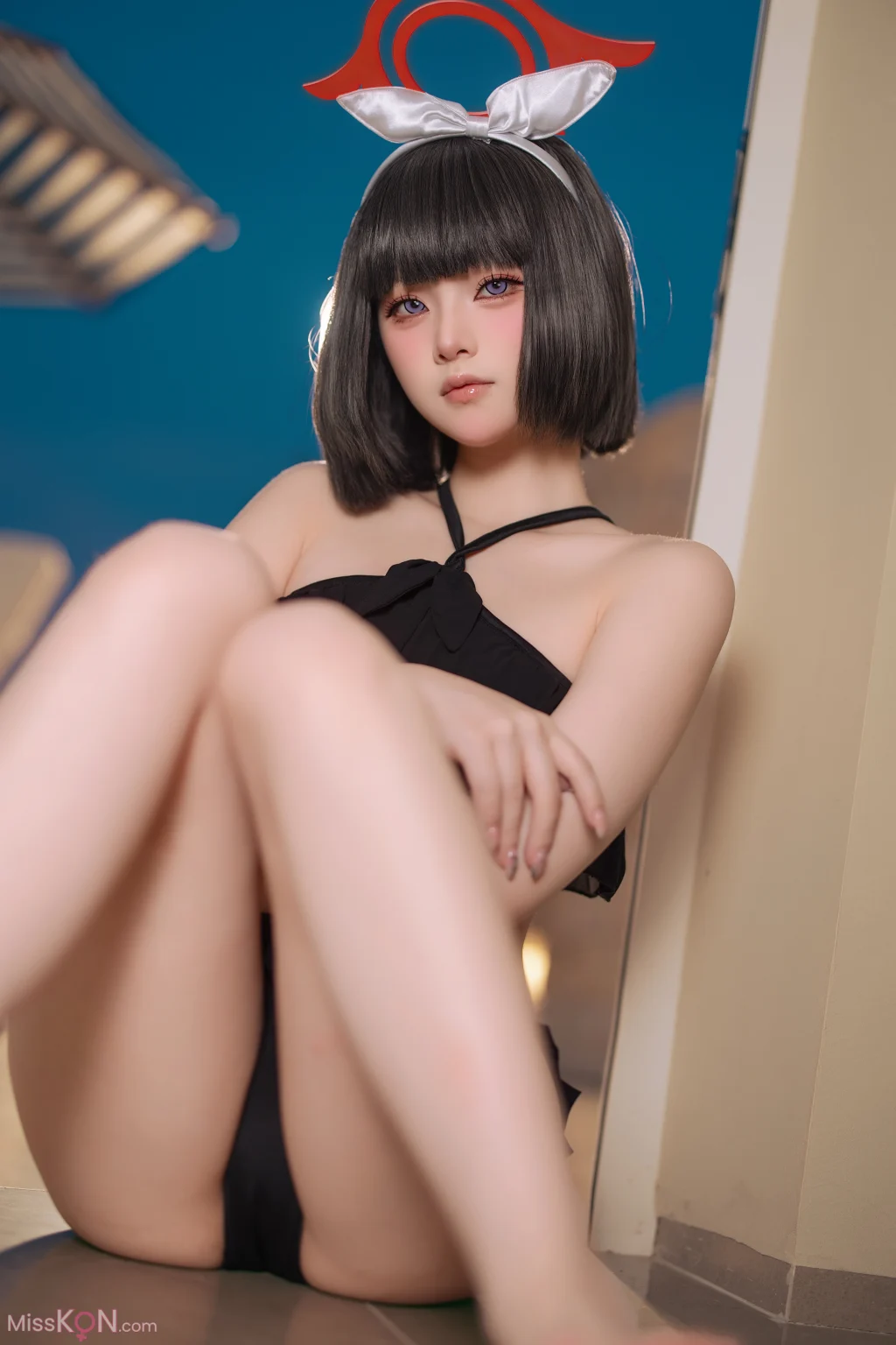 Coser@屿鱼: 蔚蓝档案 静山真白泳装 (30 photos) – Page 2