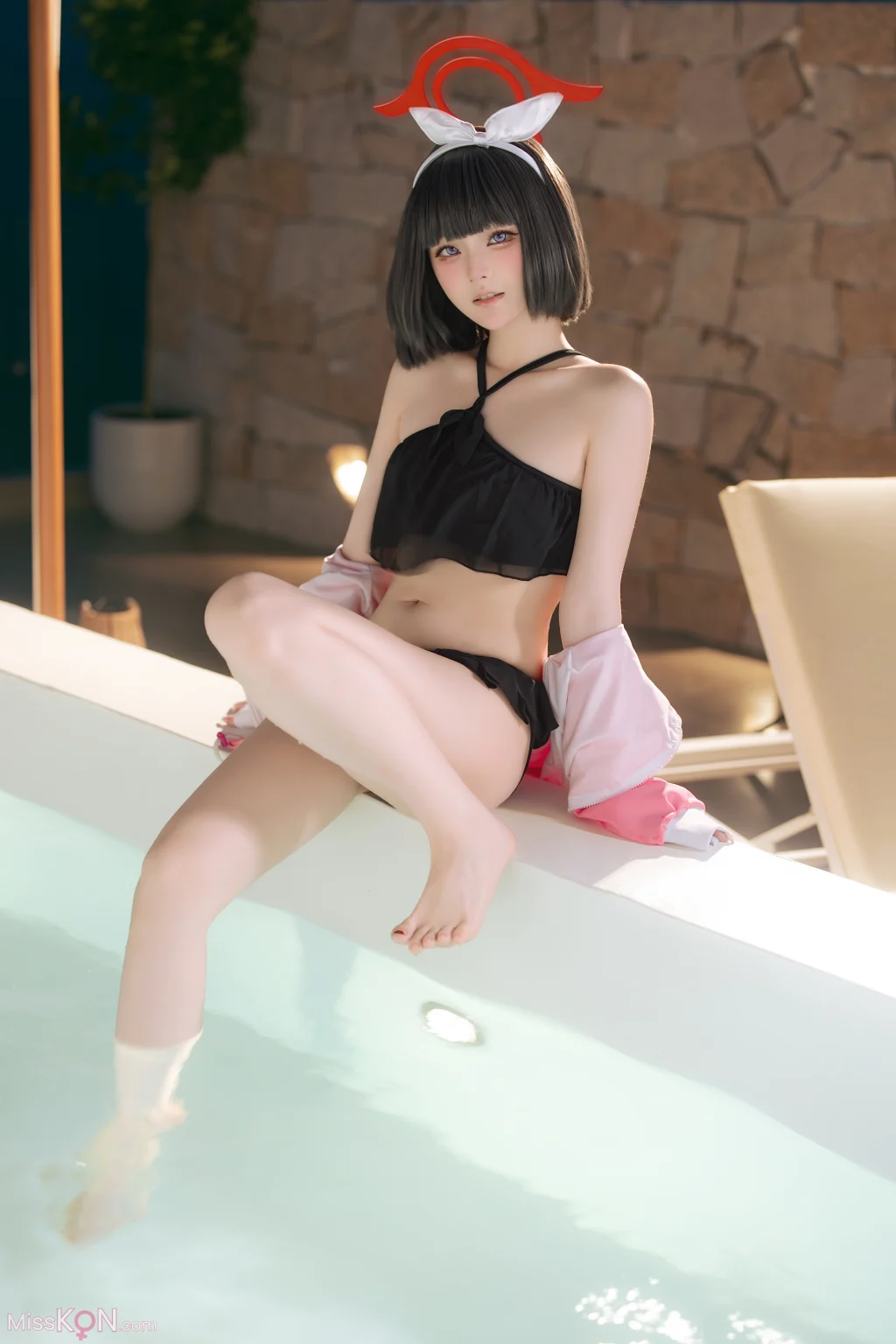 Coser@屿鱼: 蔚蓝档案 静山真白泳装 (30 photos) – Page 2