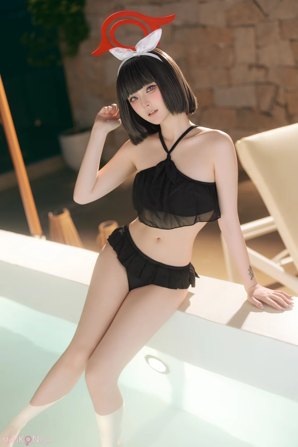 Coser@屿鱼: 蔚蓝档案 静山真白泳装 (30 photos) – Page 2