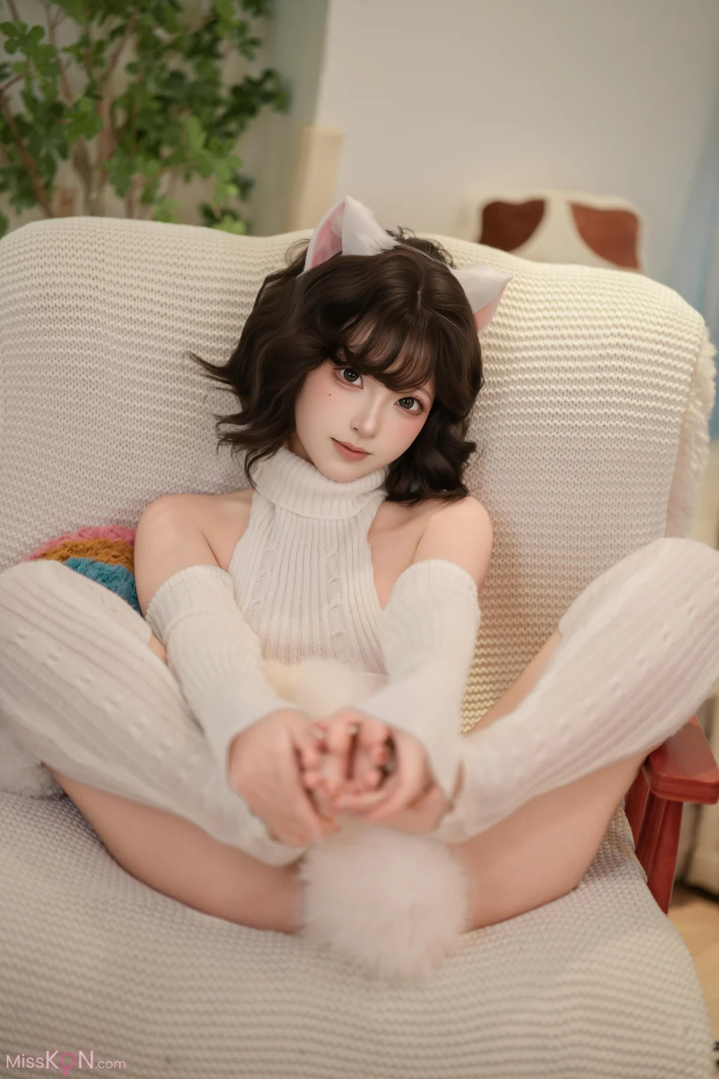 Coser@Bangni邦尼: 家有小白猫 (84 photos)