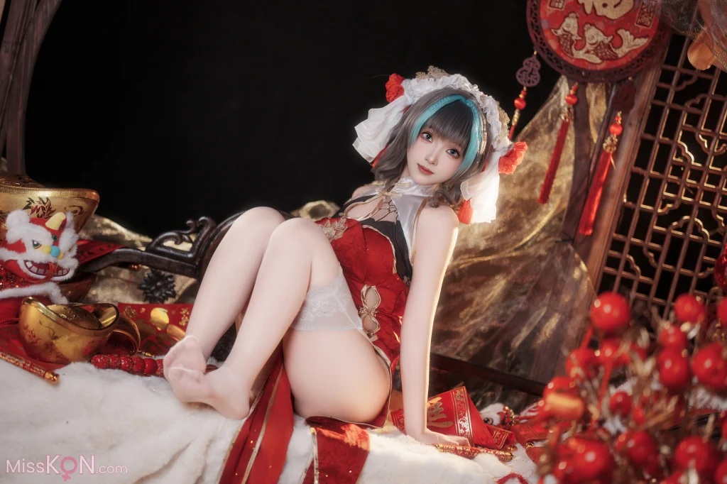 Coser@Bangni邦尼: 碧蓝航线 柴郡新春旗袍 (81 photos + 8 videos) – Page 2