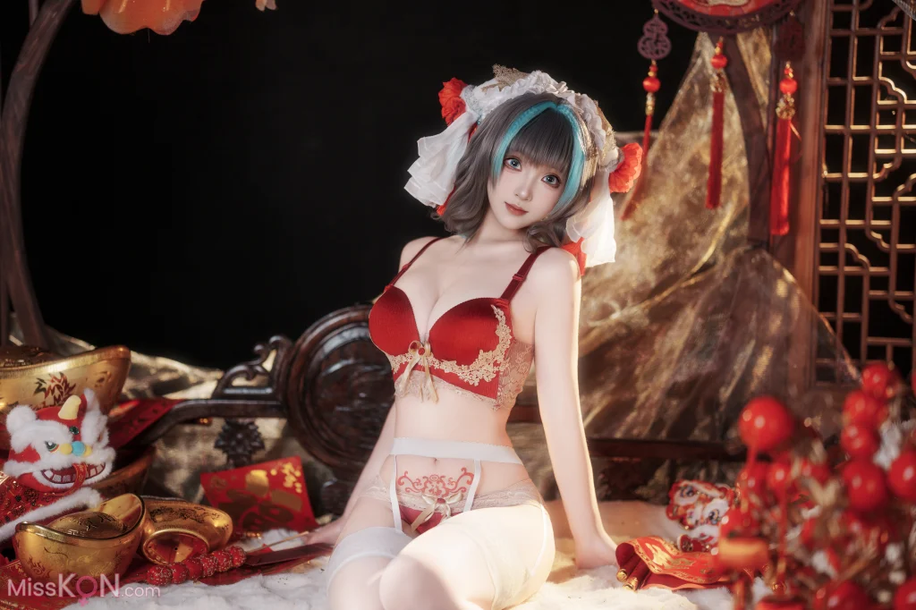 Coser@Bangni邦尼: 碧蓝航线 柴郡新春旗袍 (81 photos + 8 videos) – Page 2