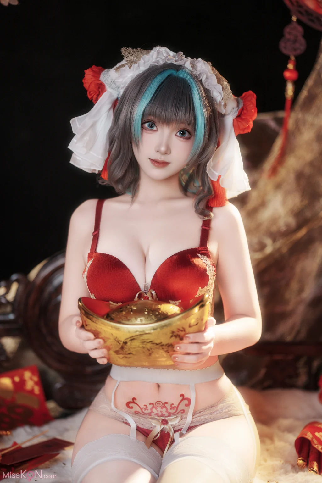 Coser@Bangni邦尼: 碧蓝航线 柴郡新春旗袍 (81 photos + 8 videos) – Page 2