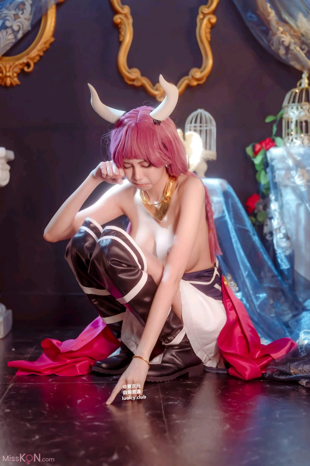 Coser@Haruka_ハルカ (Haruka芸希): 阿烏拉給我脫掉!｜雙女神的秘密快樂時光 (70 photos + 1 video)