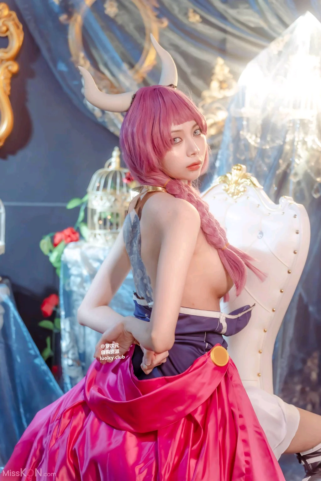 Coser@Haruka_ハルカ (Haruka芸希): 阿烏拉給我脫掉!｜雙女神的秘密快樂時光 (70 photos + 1 video)