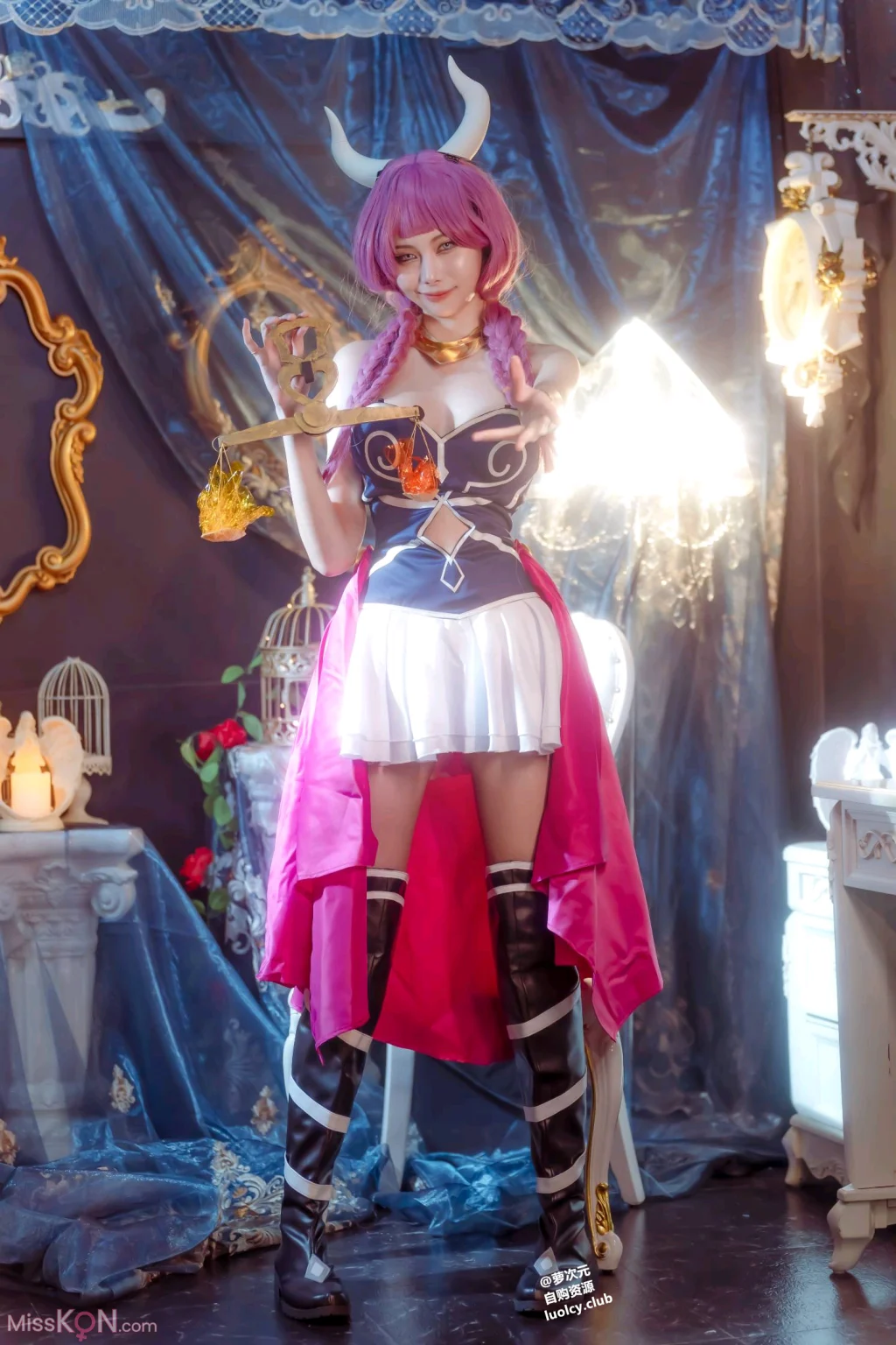 Coser@Haruka_ハルカ (Haruka芸希): 阿烏拉給我脫掉!｜雙女神的秘密快樂時光 (70 photos + 1 video)